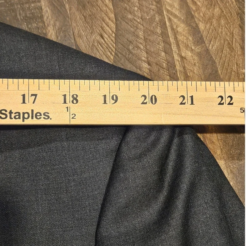 $450 Calvin‎ Klein Men's Dark Grey Slim Fit Stretch Sport Coat 100% Wool  h98